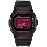 RED SCREEN CRYPTO WATCH